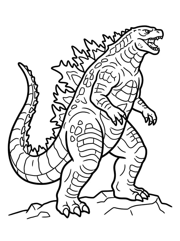 Stoere Godzilla