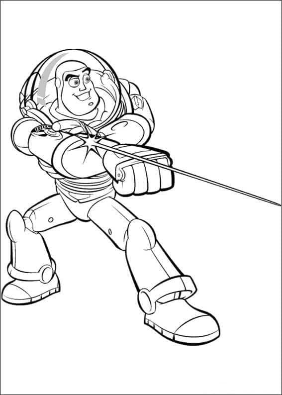 Strijdende Buzz Lightyear