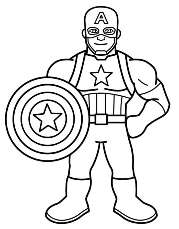 Superheld Captain America