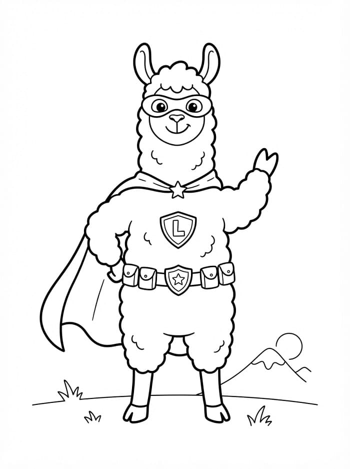 Superheldenlama