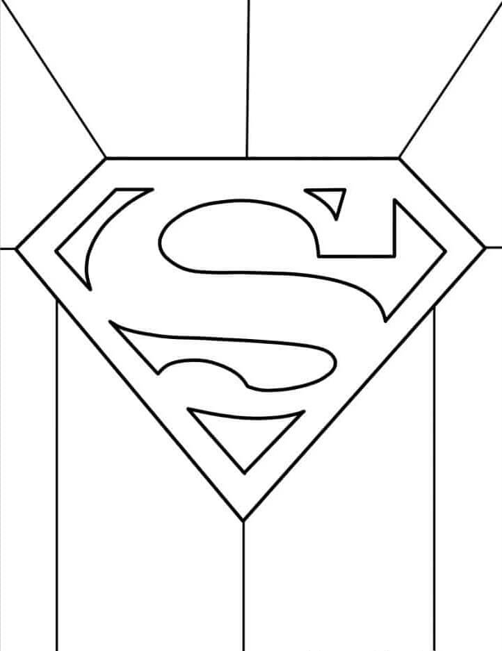 Superman afdrukbaar voor kinderen