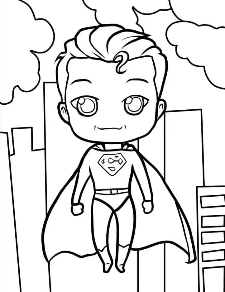 Superman afdrukbaar