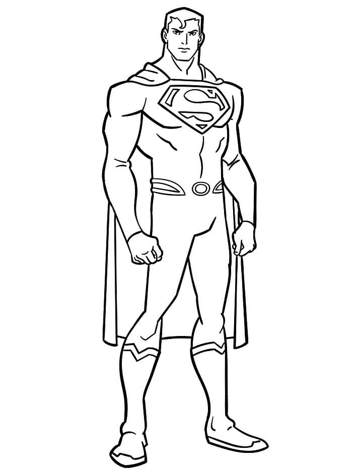 Superman afdrukbare afbeelding