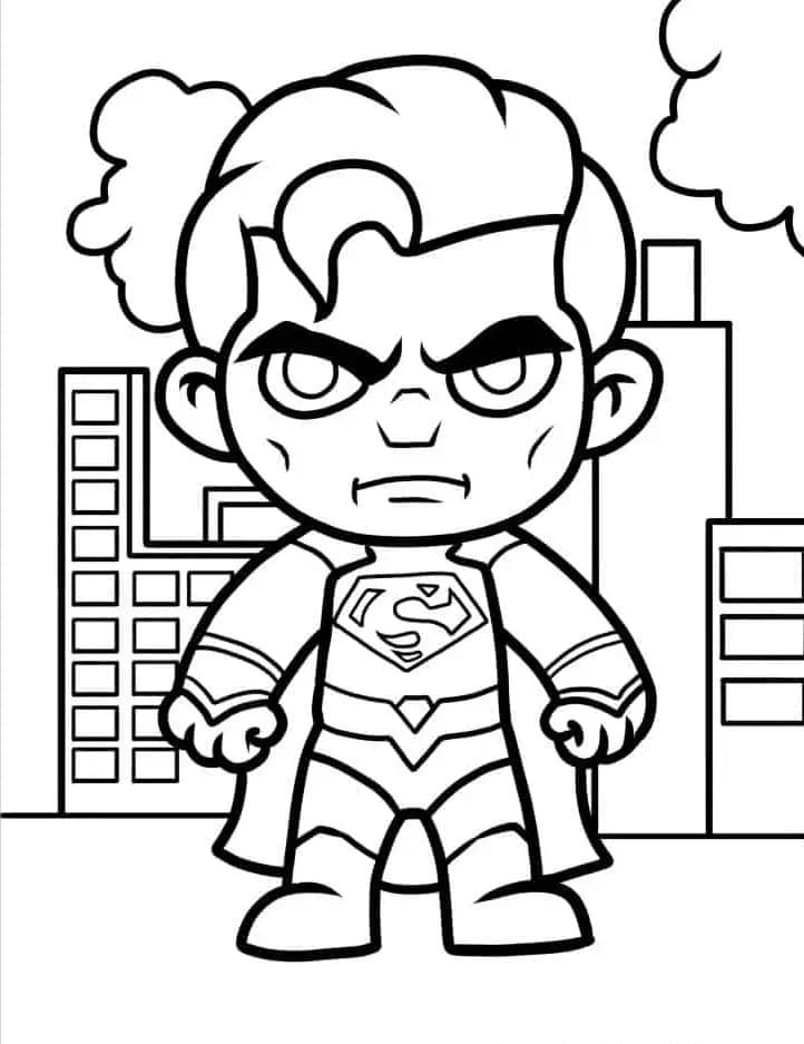 Superman om te printen