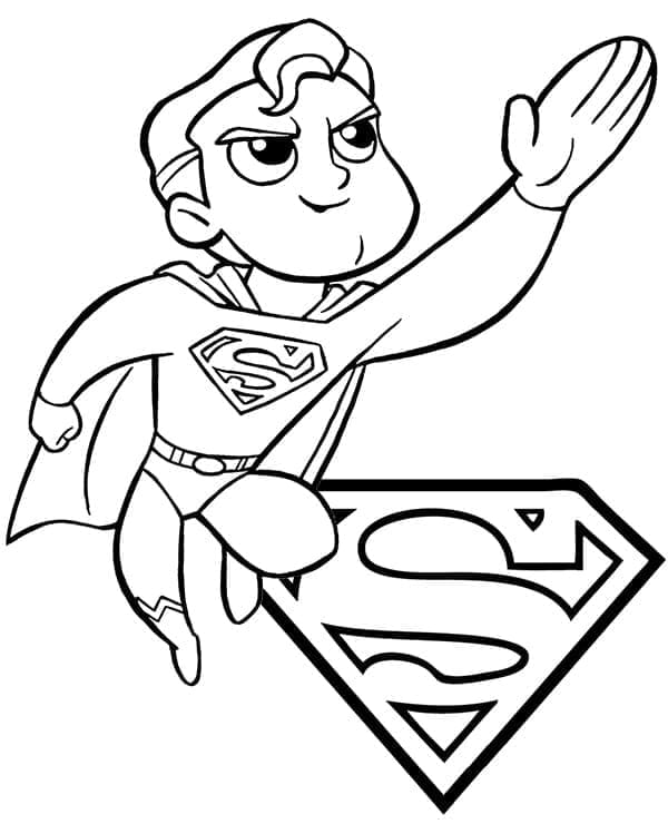 Superman voor kinderen van 3 jaar
