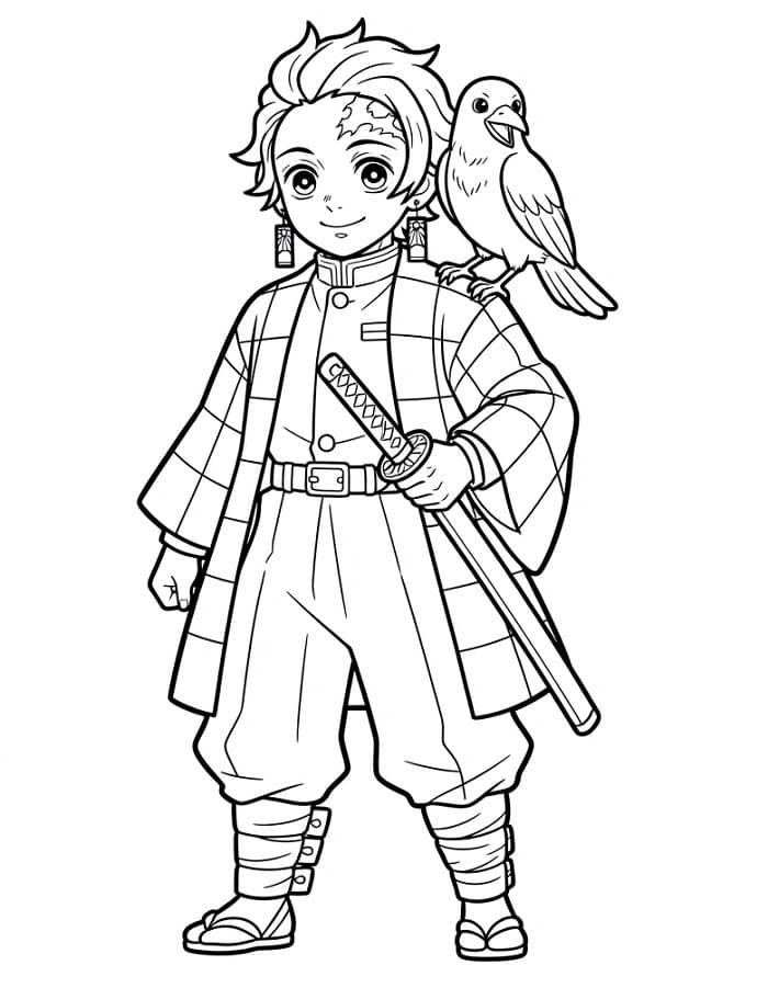 Tanjiro in Demon Slayer