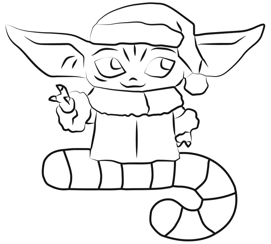 Te printen Baby Yoda gratis