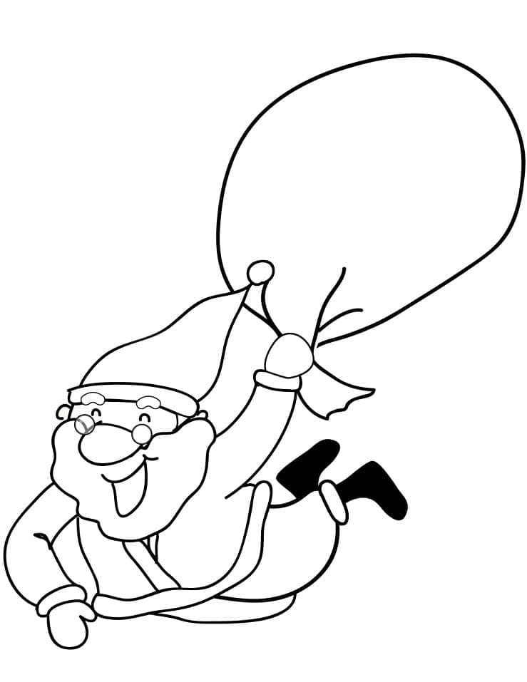 Te printen Kerstman gratis
