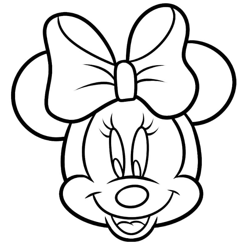 Te printen Minnie Mouse gratis