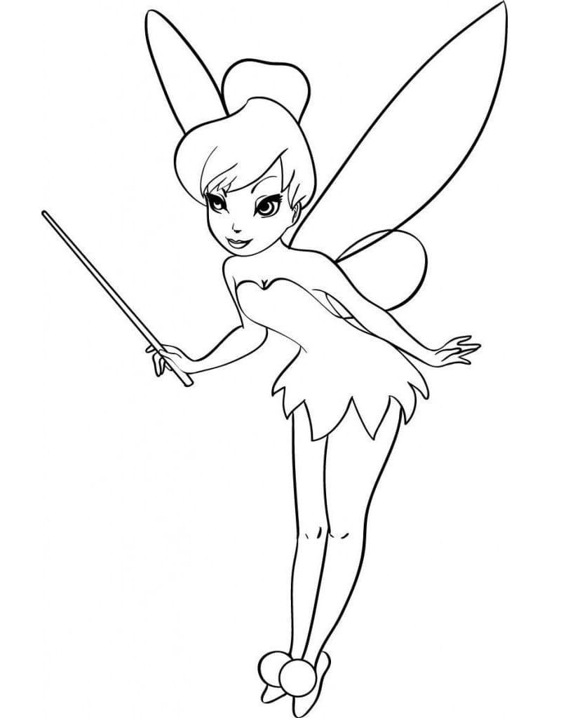 Te printen Tinkerbell gratis