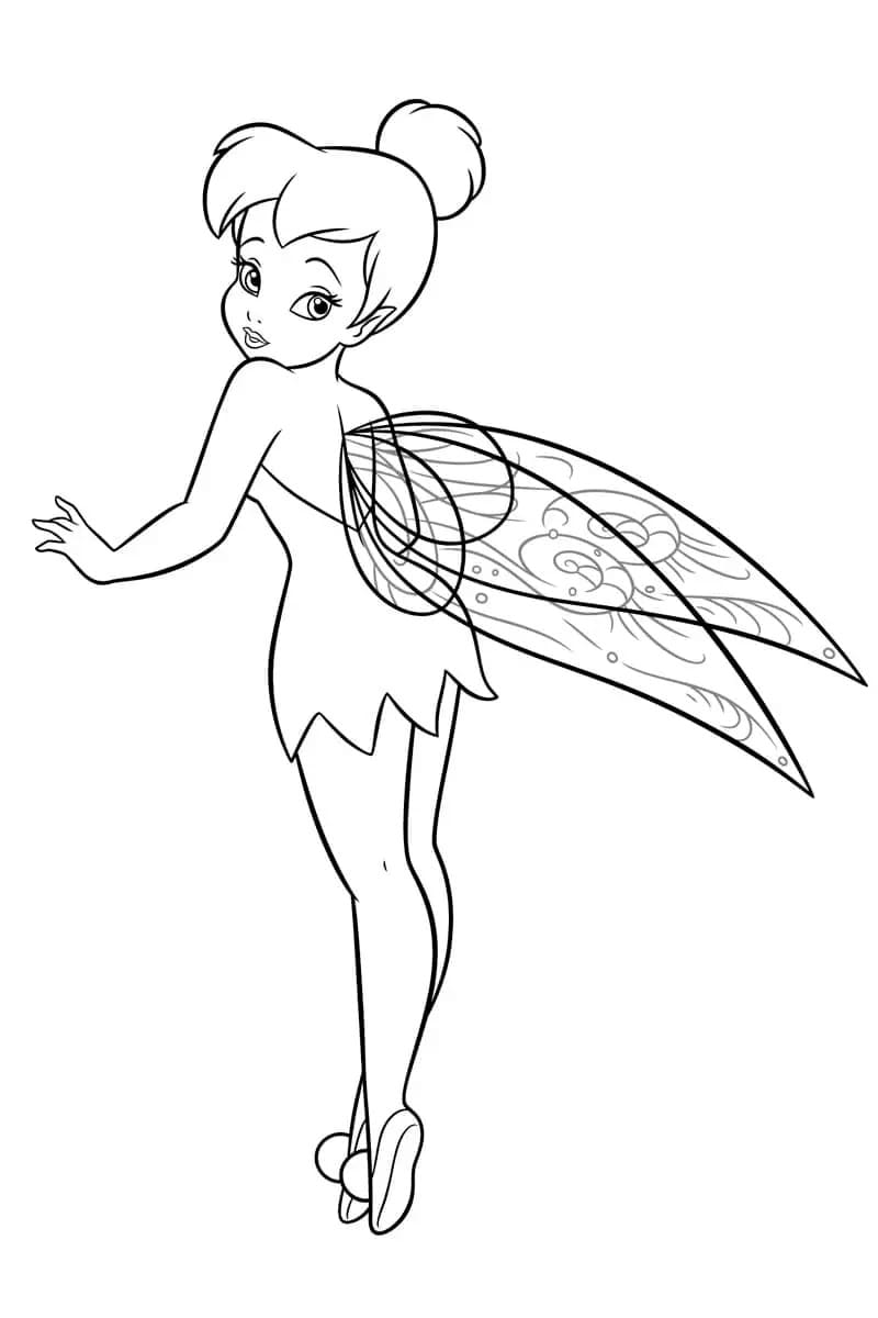 Te printen Tinkerbell voor kinderen