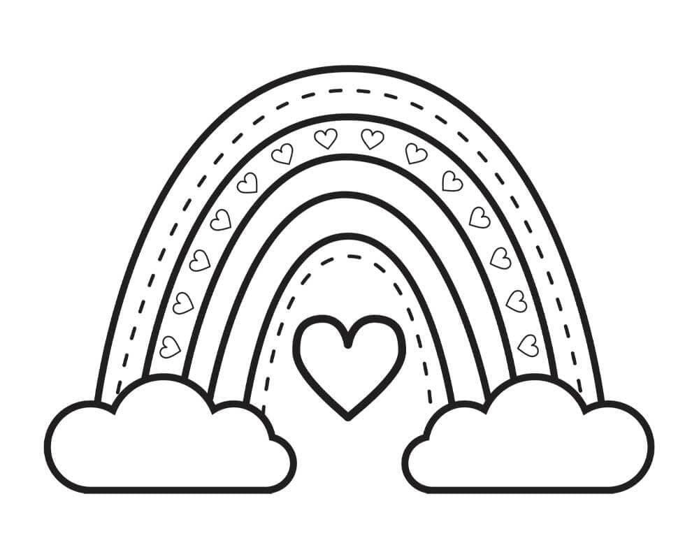 Te printen Valentijn voor kinderen