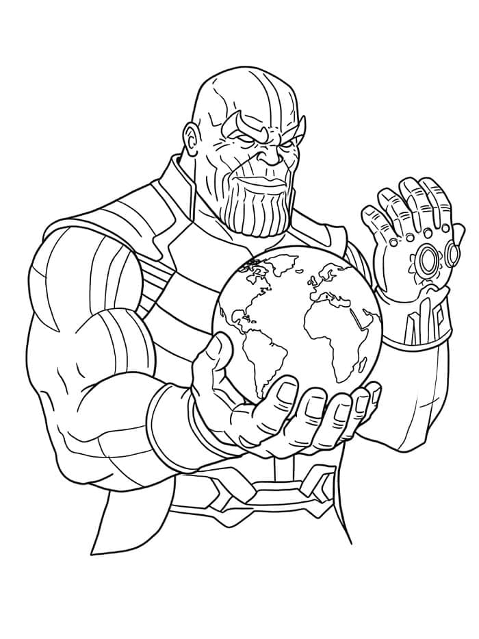 Thanos afdrukbaar