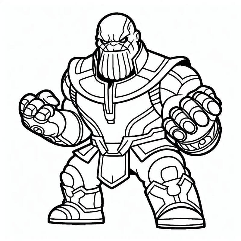 Thanos afdrukbare afbeelding