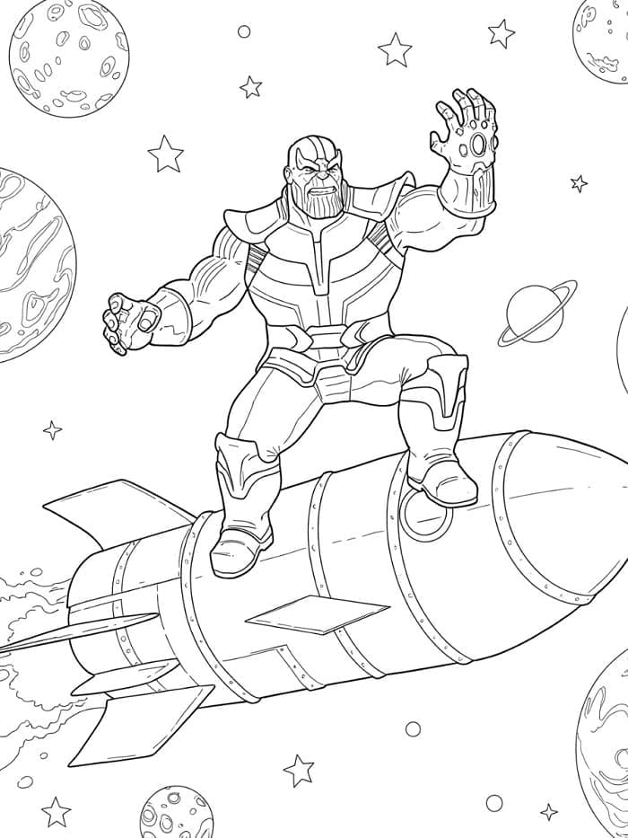 Thanos gratis printbaar