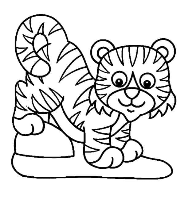 Tijger voor Kinderen van 2 Jaar