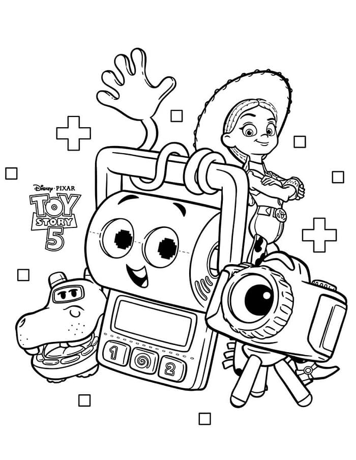 Toy Story 5 Gratis Printbare Voor Kinderen