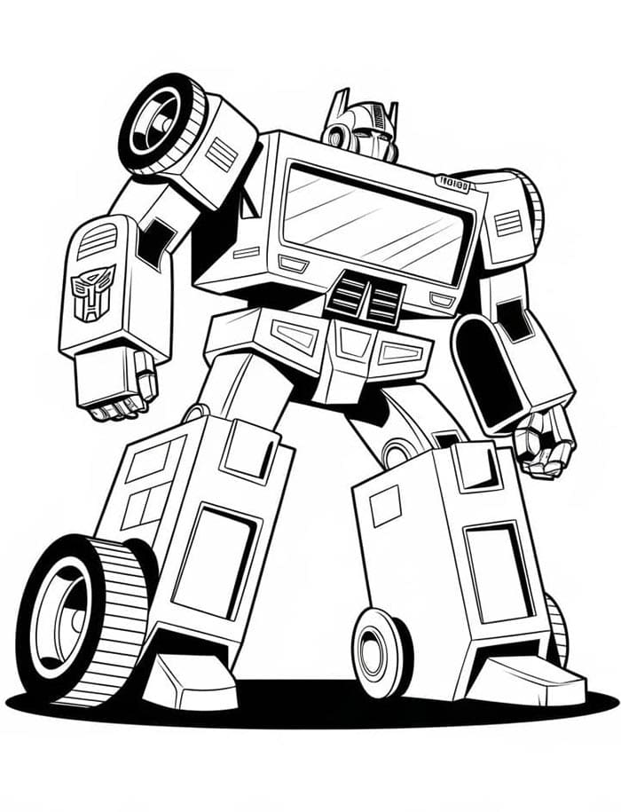Transformers afdrukbare afbeelding
