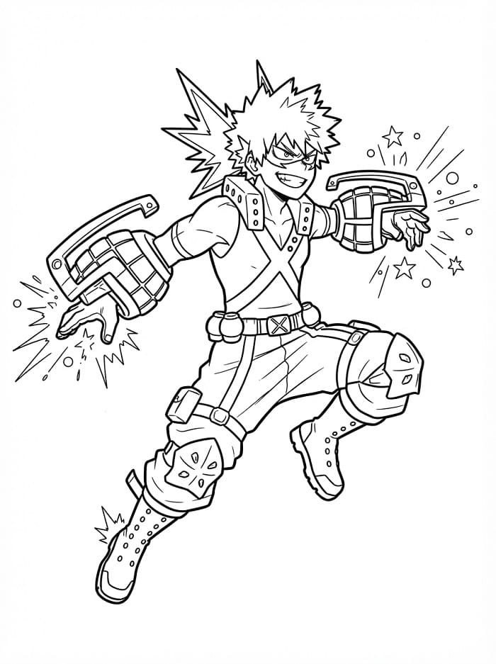 Vechtende Bakugo