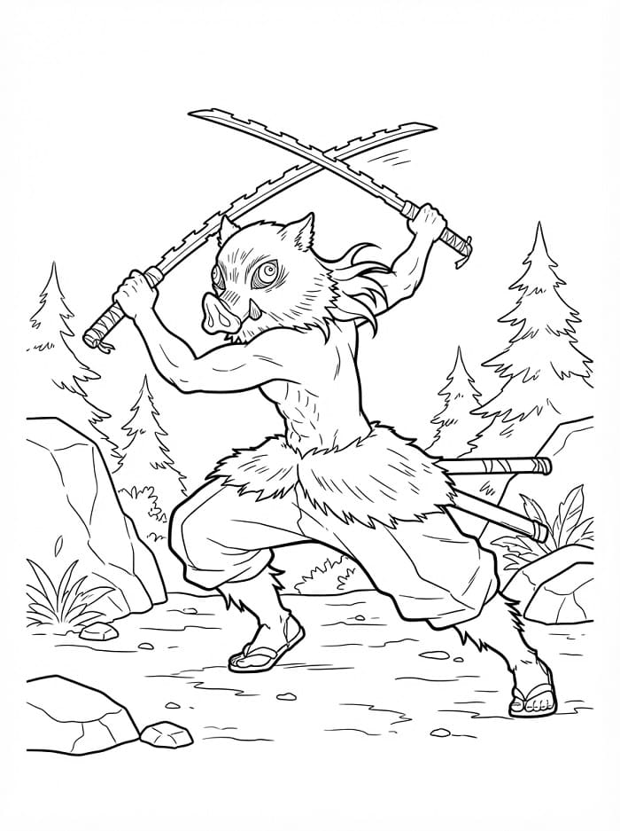Vechtende Inosuke