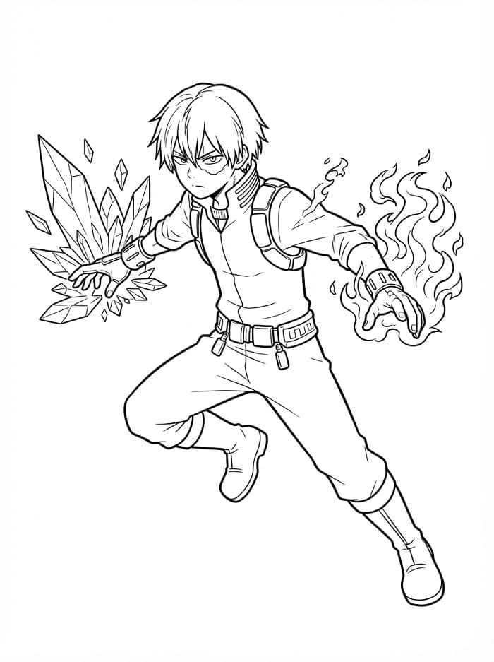 Vechtende Todoroki