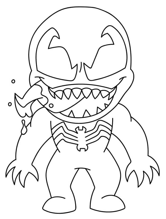 Venom afdrukbare afbeelding