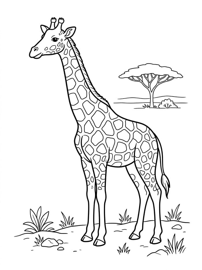 Vertederende Giraf