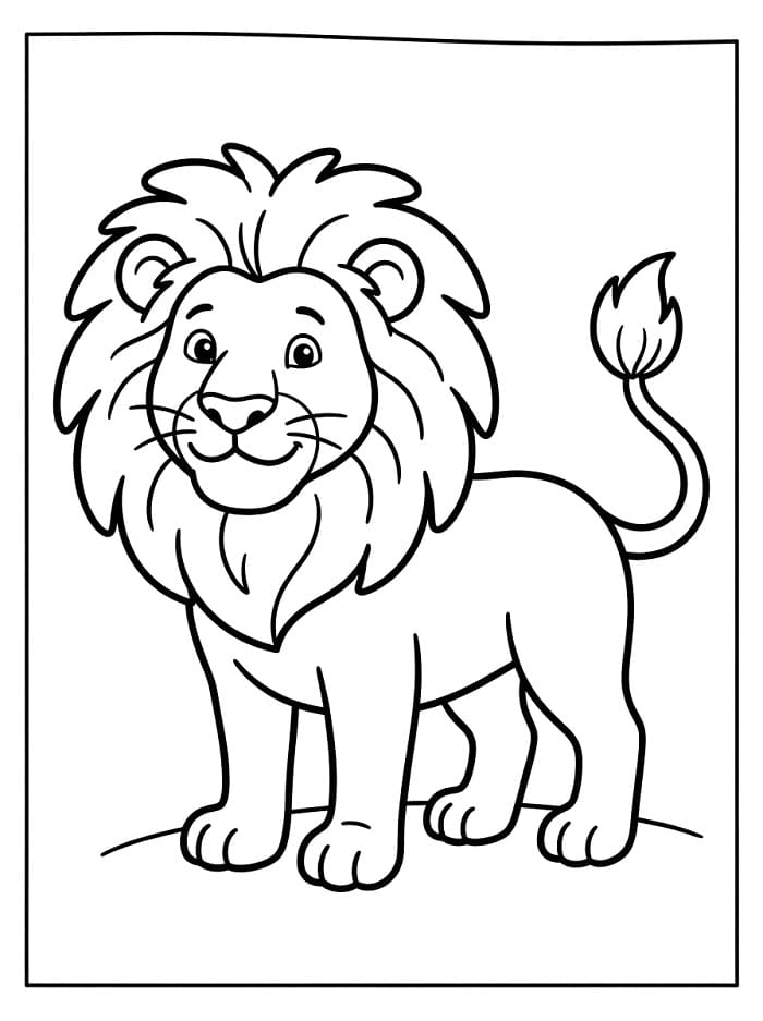 Vertederende Leeuw