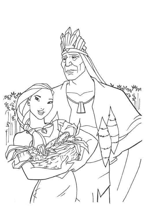 Vertederende Pocahontas