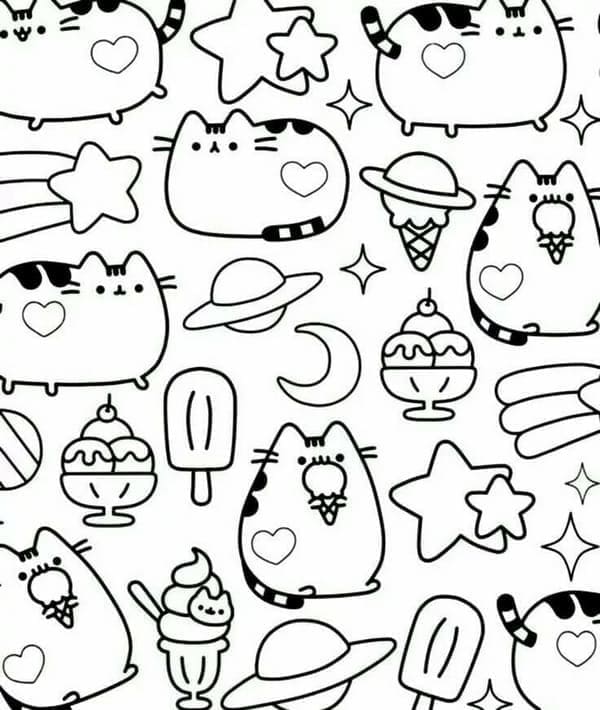 Vertederende Pusheen
