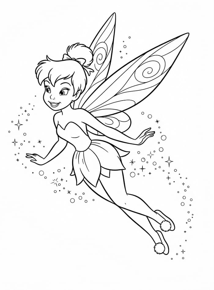 Vliegende Tinkerbell