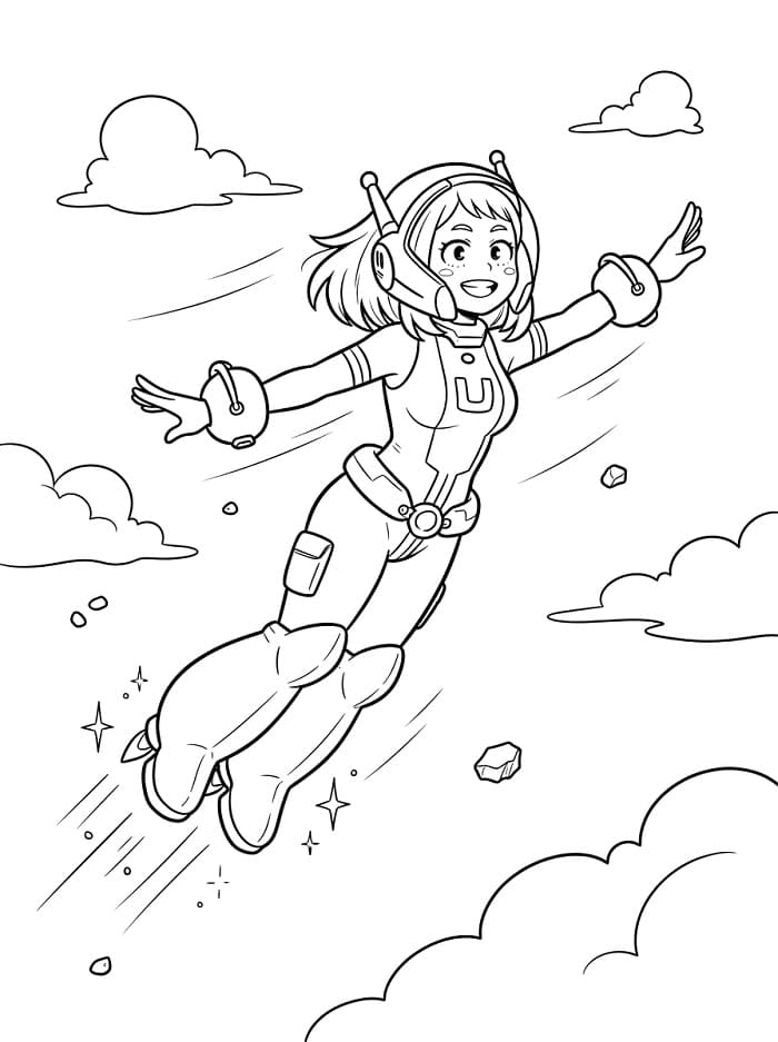 Vliegende Uraraka
