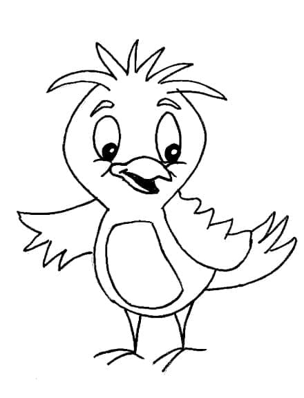 Vogel om te Printen