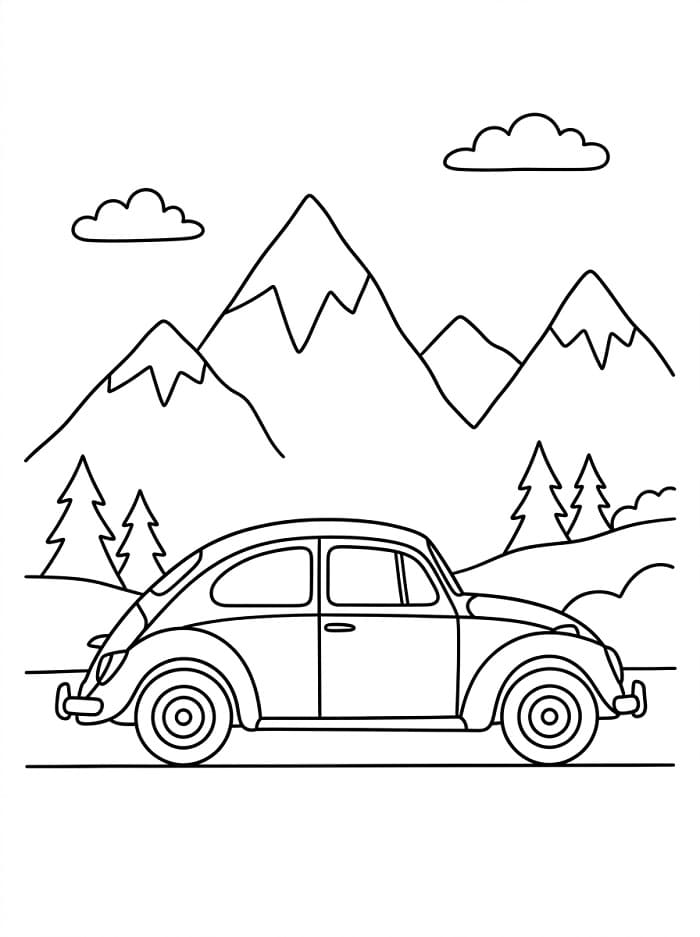Volkswagen en bergen