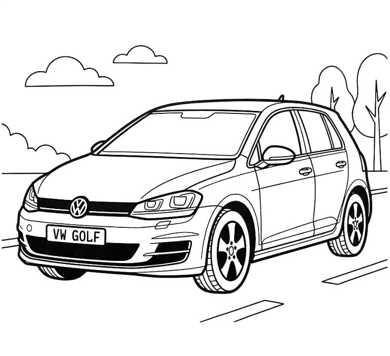 Volkswagen om te printen