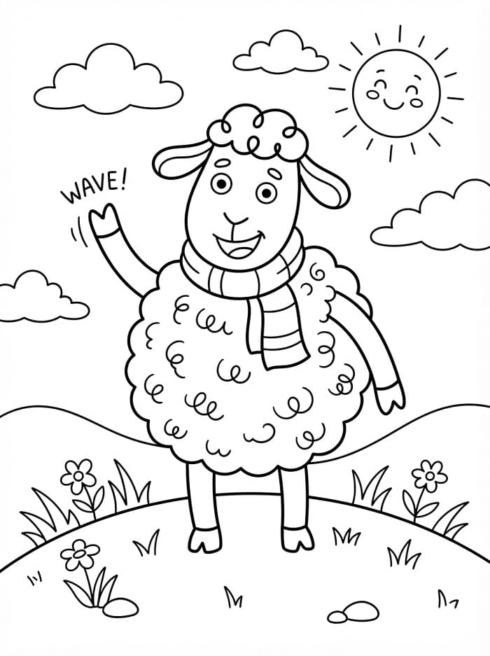 Vriendelijk schaap