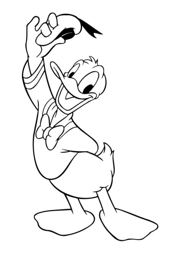 Vriendelijke Donald Duck