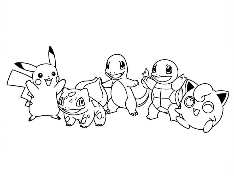 Vrolijke Pokémon