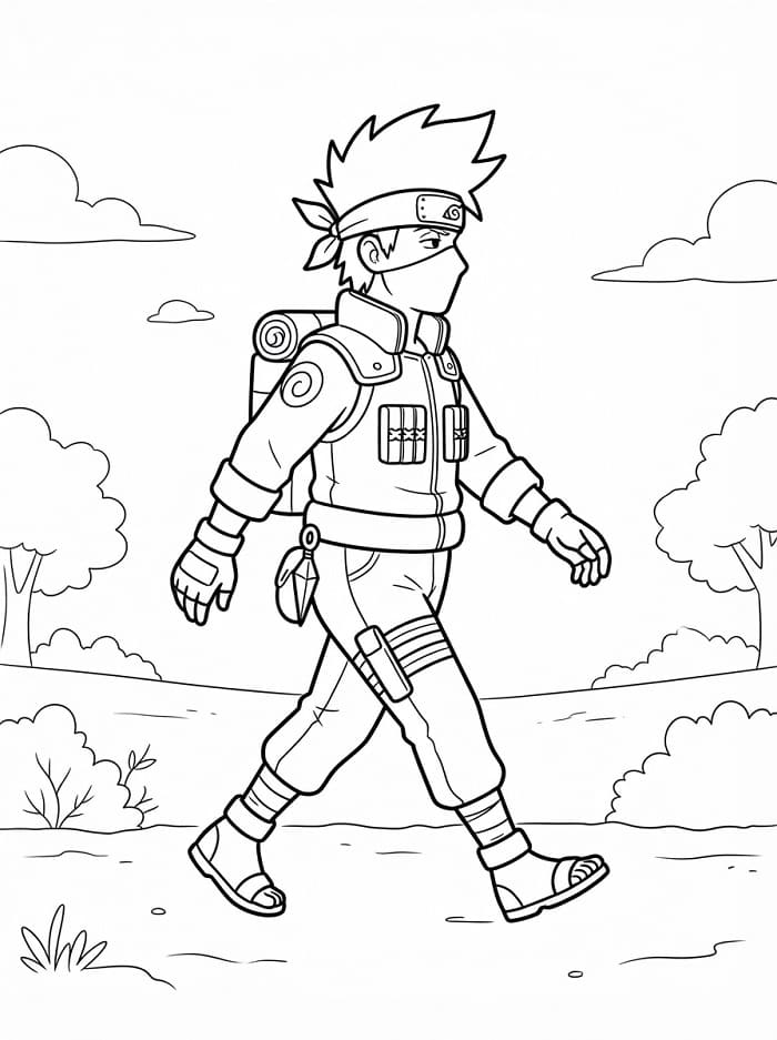 Wandelende Kakashi