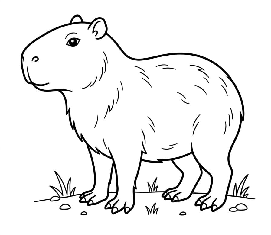 Wilde Capibara