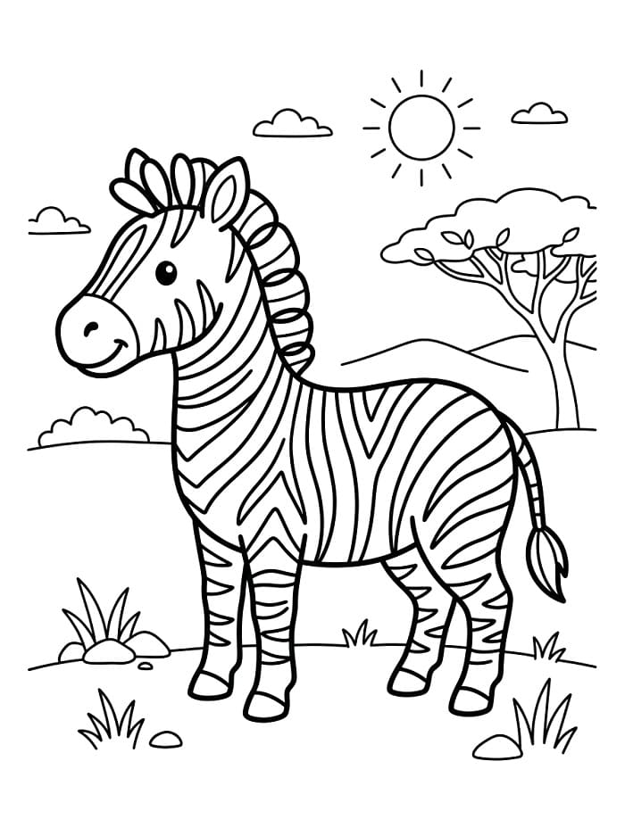 Wilde Zebra