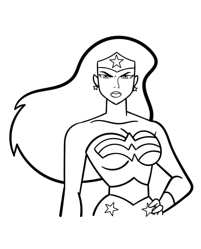 Wonder Woman afdrukbaar