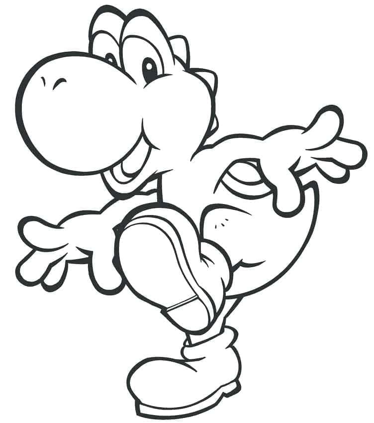 Yoshi afdrukbaar voor kinderen