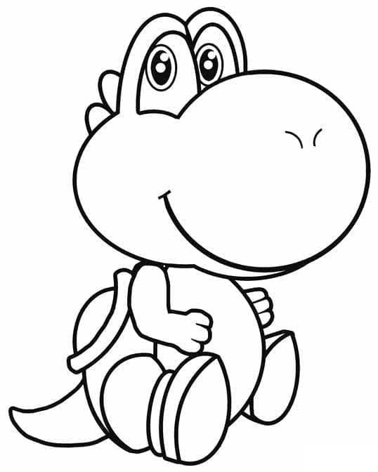 Yoshi afdrukbare afbeelding