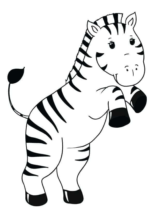 Zebra om Uit te Printen
