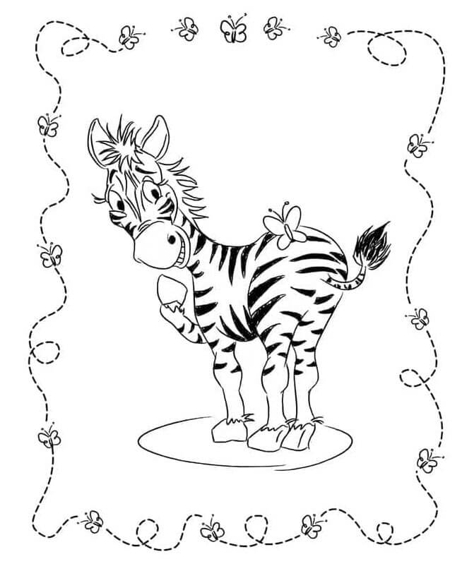 Zebra voor Kinderen van 1 Jaar