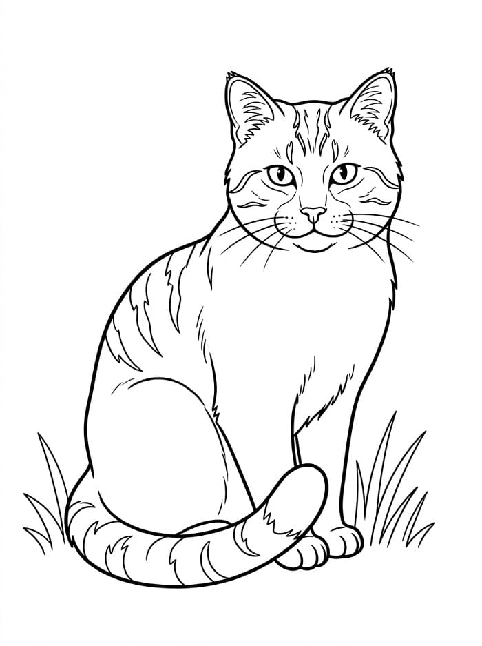Zittende Kat