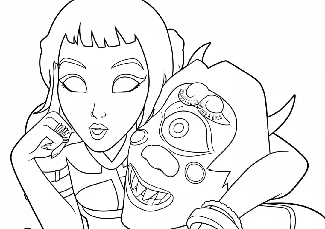 Zoey in KPop Demon Hunters