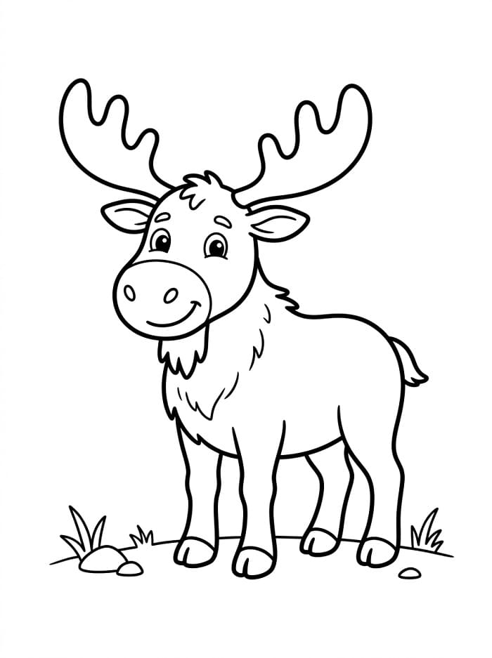 Aanbiddelijke eland