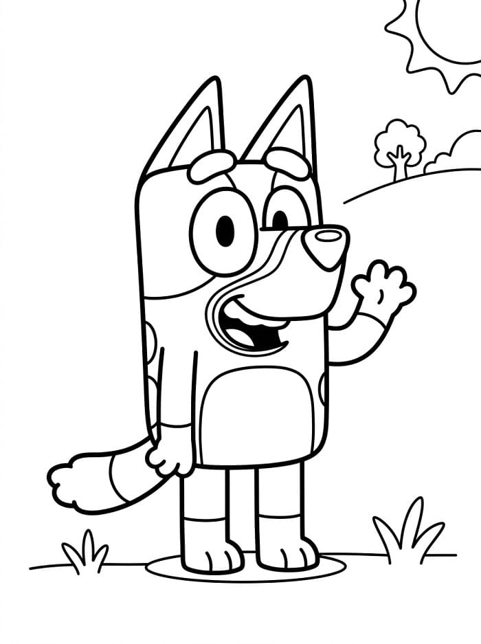 Blije Bluey